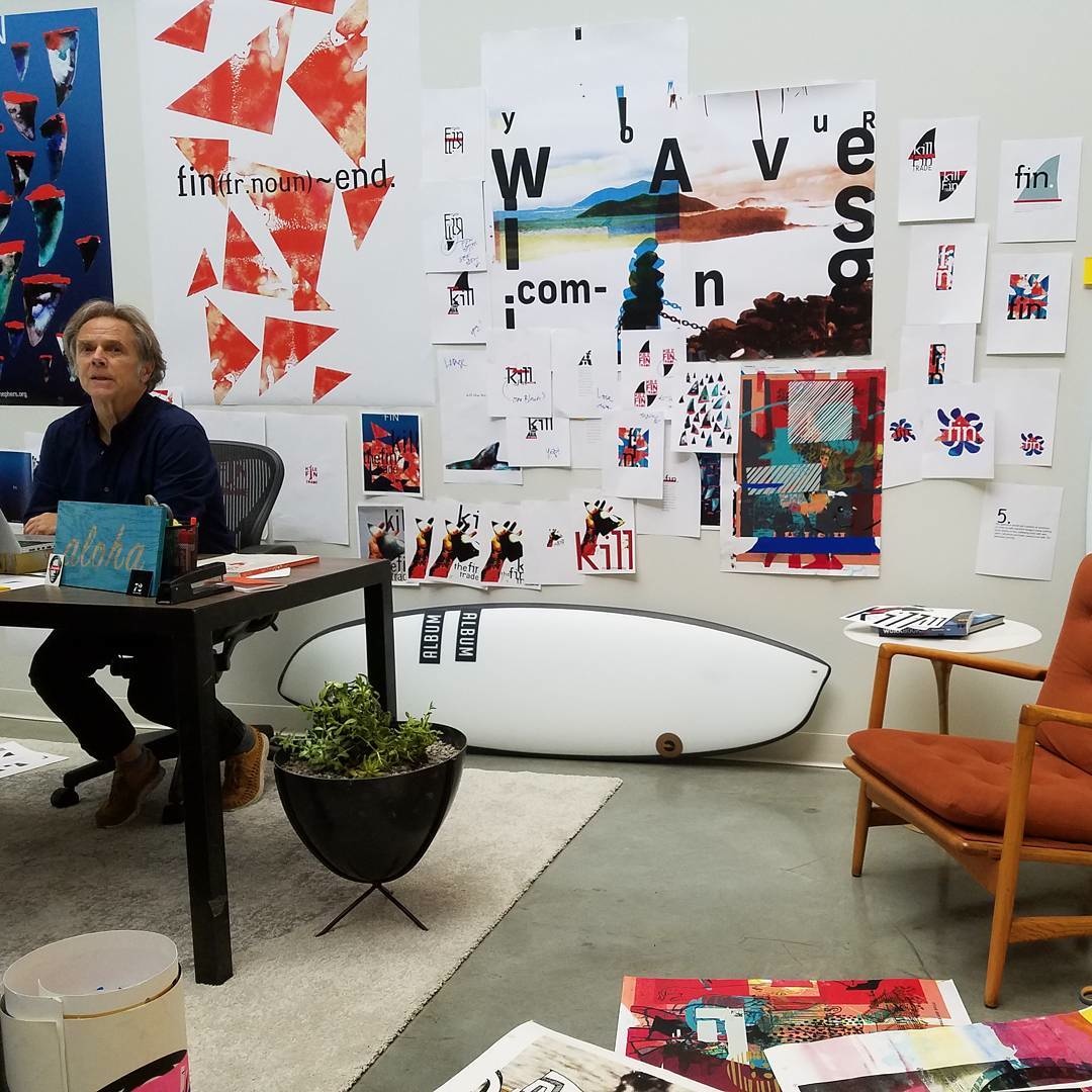 David Carson teaching